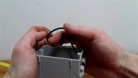 how to fold wire into electrical box|how to join cables safely.